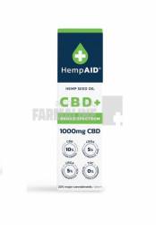 Ulei de canepa cu 1000 mg CBD, 500 mg CBDA, 500 mg CBGA 10 ml