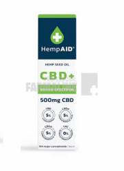 Ulei de canepa cu 500 mg CBD, 500 mg CBDA, 500 mg CBGA, 10 ml