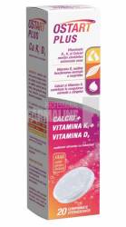 Ostart Plus Ca+K1+D3 20 comprimate efervescente