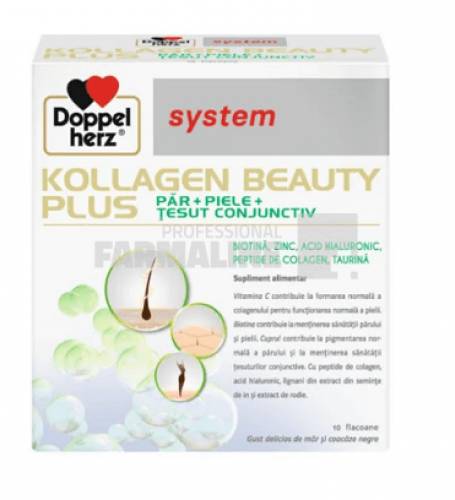 Doppelherz System Kollagen Beauty Plus 10 flacoane