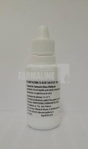 Betametazona si acid salicilic solutie 20 ml (inlocuitor Diprosalic solutie)
