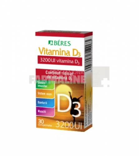 Beres Vitamina D3 32000 U.I. 30 comprimate
