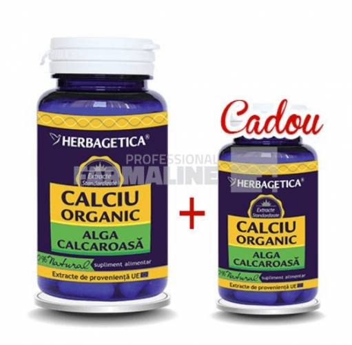 Calciu Organic 60 capsule + Calciu Organic 10 capsule