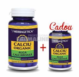 Calciu Organic 60 capsule + Calciu Organic 10 capsule