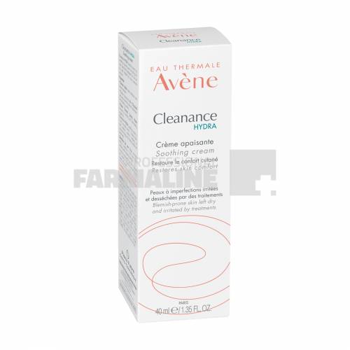 Avene Cleanance Hydra Crema calmanta ten gras 40 ml