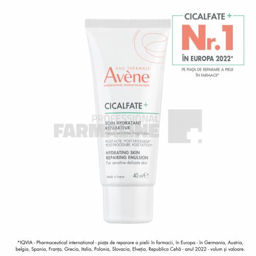 Avene Cicalfate Emulsie reparatoare post-interventii 40 ml