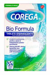 Corega Tabs Bio Formula Tablete curatare proteza 30 bucati