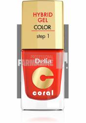 Delia Coral Hybrid Gel Color step 1 Lac unghii 14