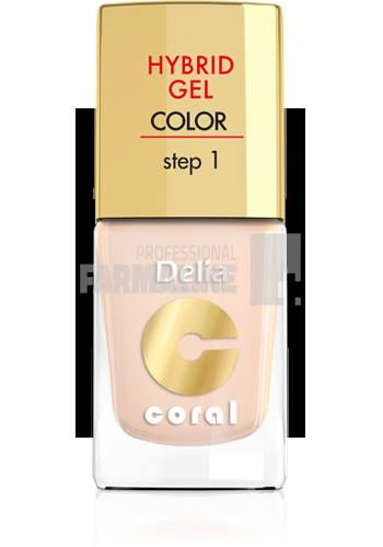 Delia Coral Hybrid Gel Color step 1 Lac unghii 20