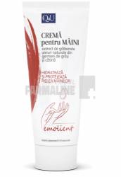 Tis Q4U Crema emolienta pentru maini cu Vitamine A, E si extracte naturale 100 ml