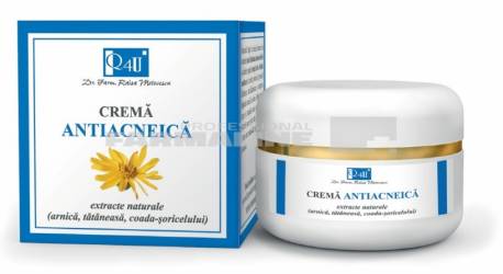 Tis Q4U Crema antiacneica cu Arnica, Tataneasa si Coada-Soricelului 40 ml