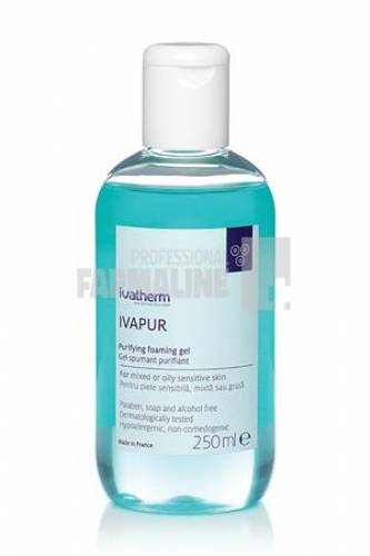 Ivapur Gel spumant pentru piele sensibila mixta grasa 250 ml