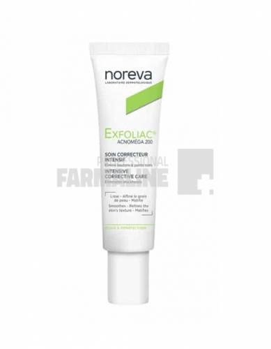 Noreva Exfoliac Acnomega 200 Crema matifianta anti-imperfectiuni 30 ml