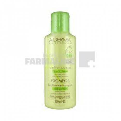 A-Derma Exomega Gel spumant emolient 2 in 1 200 ml