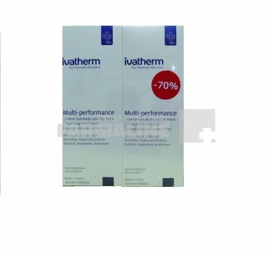 Ivatherm Multi-Performance Crema hidratanta pentru ingrijirea mainilor 1+1 -70% 50 ml