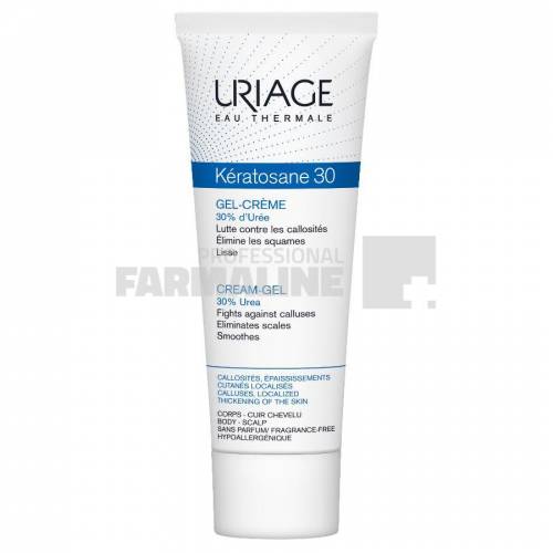Uriage Keratosane 30 Gel - Crema pentru piele dura 75 ml