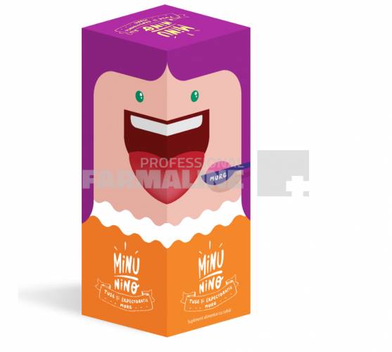 Minunino Sirop tuse si expectoratie aroma mure 100 ml