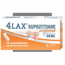 4 Lax Bebe Supozitoare cu glicerina 12 bucati