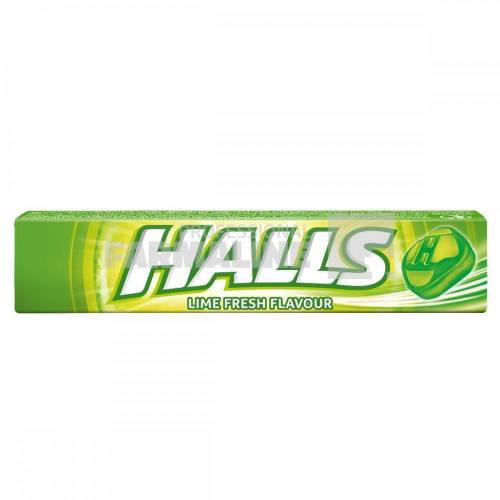 Halls Lime Fresh 9 bomboane