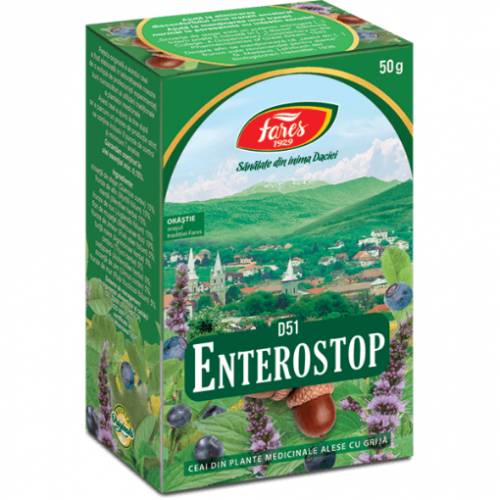 fares ceai enterostop 50g