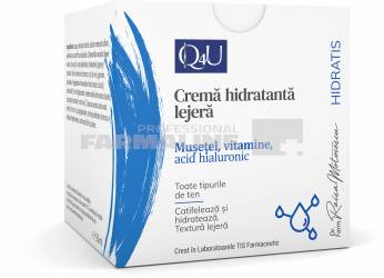 Tis Q4U Crema lejera cu Vitamine, Musetel si Acid Hialuronic 50 ml