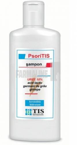 Tis PsoriTis Sampon cu Uree 10%, Acid Lactic, Germeni de grÃ¢u si Ghimpe 100 ml