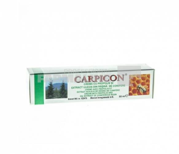 Carpicon crema cu propolis si rasina de conifere 50 ml