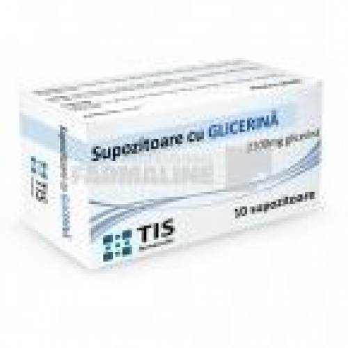 Tis Supozitoare cu glicerina pentru adulti 2100 mg 10 bucati
