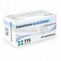 Tis Supozitoare cu glicerina pentru adulti 2100 mg 10 bucati