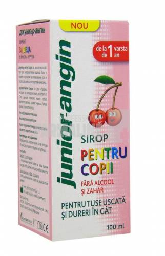 Junior - Angin Sirop pentru copii 100 ml