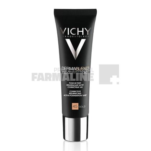 Vichy Dermablend 3D 45 Gold Fond de ten corector 30 ml