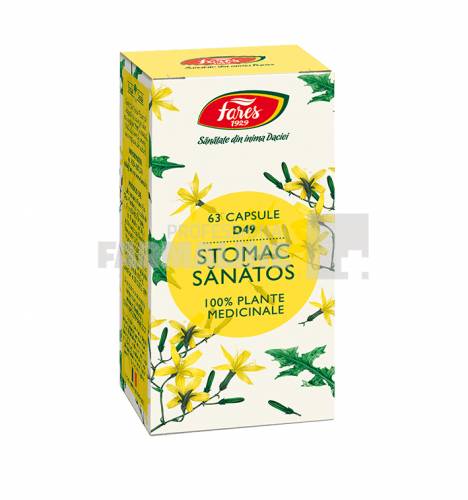 Fares D49 Stomac Sanatos 63 capsule