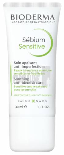 Bioderma Sebium Sensitive fluid calmant si hidratant ten acneic 30 ml