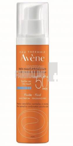 Avene Fluid-emulsie fara parfum SPF50+ 50 ml