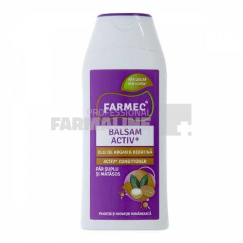 Farmec Balsam Activ + Ulei argan si Keratina 200 ml