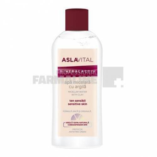 Aslavital Mineralactiv ApÄƒ micelarÄƒ cu argilÄƒ 150 ml