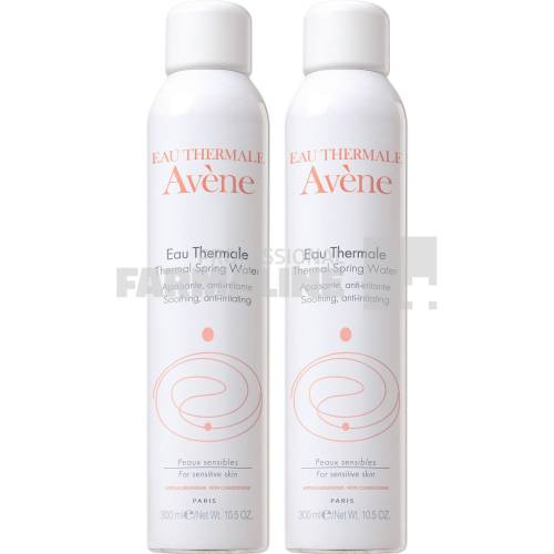 Avene Pachet Apa termala 300 ml Oferta 1 + 1 - 70% La al II -lea