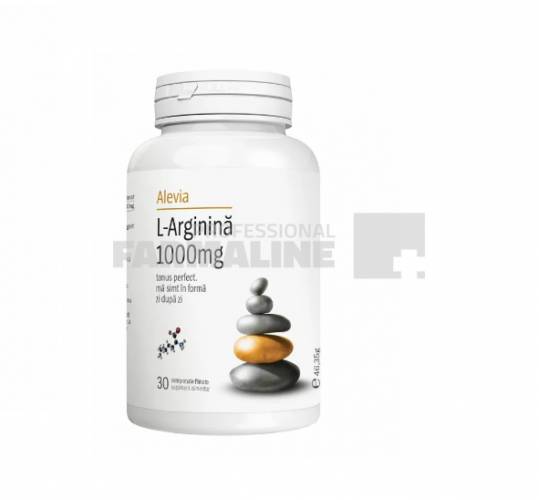 Alevia L-argininÄƒ 1000mg 30 comprimate filmate