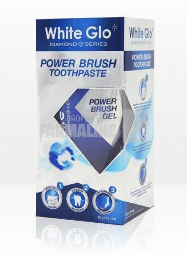 White Glo Diamond Power Brush Pasta de dinti pentru periuta electrica 60 ml