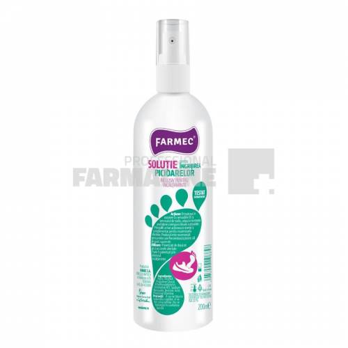 Farmec Solutie pentru ingrijirea picioarelor, inclusiv incaltaminte spray 200ml