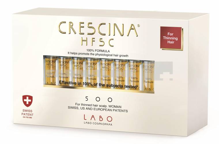 Crescina Re-Growth HFSC 500 Stadii medii de rÄƒrire a pÄƒrului femei 20 fiole