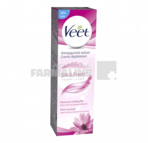 Veet Silk &Fresh Crema depilatoare cu lotus si iasomie piele normala 100 ml