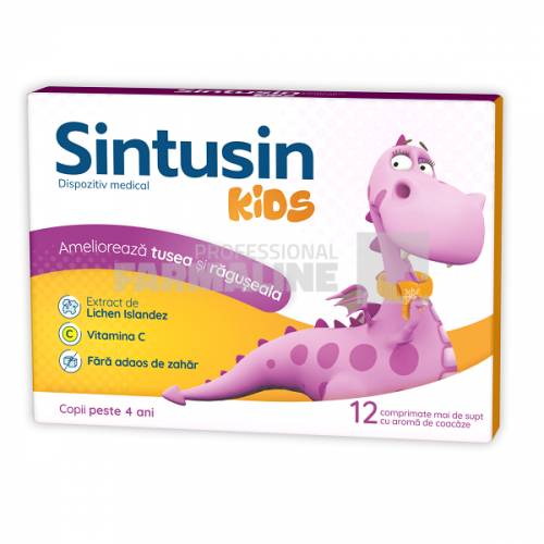 Zdrovit Sintusin Kids 12 comprimate