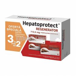 Hepatoprotect Regenerator 32 capsule Oferta 2+1