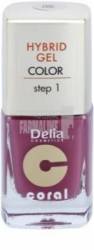 Delia Coral Hybrid Gel Color Step 1 Lac Unghii 05 11 ml