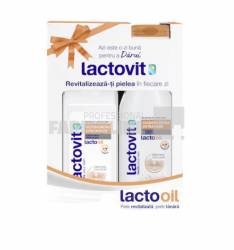 Lactovit Box Lacto Oil Gel de dus 600 ml + Lapte de corp 400 ml