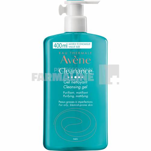 Avene Cleanance Gel de curatare ten gras 400 ml