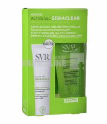 Svr Pachet Sebiaclear Active gel corrector 40 ml + Sebiaclear gel spumant 55 ml
