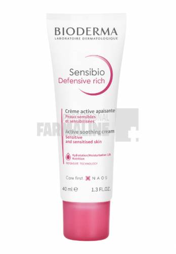 Bioderma Sensibio Defensive Rich Crema calmanta 40 ml