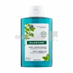 Klorane Sampon cu Menta de apa Bio pentru par normal 200 ml